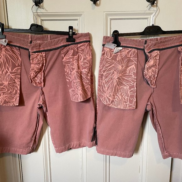 Hugo Boss Men's 'Rigan-Short' Salmon Pink Shorts, Size 34R x 2 - Picture 3 of 15
